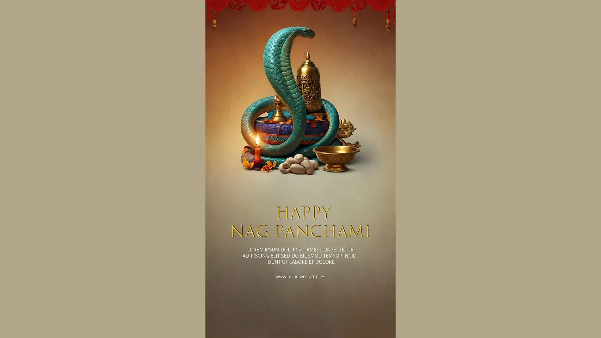 Nag Panchami Special Instagram Story Card image